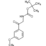 CAS#: 912762-33-5， 2-Methyl-2-propanyl [2-(3-methoxyphenyl)-2-oxoethyl]carbamate
