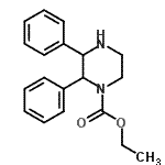 CAS#: 912763-37-2， Ethyl 2,3-diphenyl-1-piperazinecarboxylate