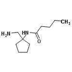 CAS#: 912763-48-5， N-[1-(Aminomethyl)cyclopentyl]pentanamide