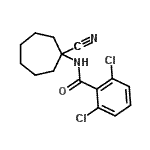 CAS#: 912763-62-3， 2,6-Dichloro-N-(1-cyanocycloheptyl)benzamide