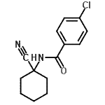 CAS 登录号：912771-01-8， 4-氯-N-(1-氰基环己基)苯甲酰胺