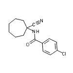 CAS#: 912771-04-1， 4-Chloro-N-(1-cyanocycloheptyl)benzamide