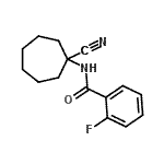 CAS#: 912771-12-1， N-(1-Cyanocycloheptyl)-2-fluorobenzamide