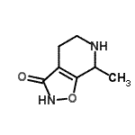 CAS#: 91305-30-5， 7-Methyl-4,5,6,7-tetrahydro[1,2]oxazolo[5,4-c]pyridin-3(2H)-one