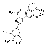 CAS#: 913254-35-0， 1-[2,5-Bis(3,4,5-trimethoxyphenyl)-1,3,4-oxadiazol-3(2H)-yl]ethanone