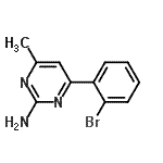 CAS#: 913322-51-7， 4-(2-Bromophenyl)-6-methyl-2-pyrimidinamine