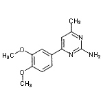 CAS#: 913322-56-2， 4-(3,4-dimethoxyphenyl)-6-methyl-pyrimidin-2-amine