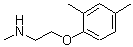 CAS#: 91339-51-4， 2-(2,4-Dimethylphenoxy)-N-methylethanamine
