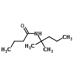 CAS#: 91342-51-7， N-(2-Methyl-2-pentanyl)butanamide