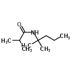 CAS#: 91343-01-0， 2-Methyl-N-(2-methyl-2-pentanyl)propanamide