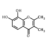 CAS#: 91344-90-0， 7,8-Dihydroxy-2,3-dimethyl-4H-chromen-4-one