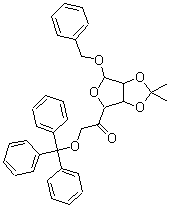 CAS#: 91364-12-4， 1-(6-benzyloxy-2,2-dimethyl-3a,4,6,6a-tetrahydrofuro[3,4-d][1,3]dioxol-4-yl)-2-trityloxy-ethanone