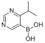 structure of CAS# 913835-27-5, B-[4-(1-Methylethyl)-5-Pyrimidinyl]-Boronic Acid;4-Isopropylpyrimidine-5-Boronic Acid 95%;4-ISOPROPYLPYRIMIDINE-5-BORONIC ACID 95
