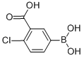 structure of CAS# 913835-32-2, 5-Borono-2-Chloro-Benzoic Acid;2-Chloro-5-(Dihydroxyboranyl)Benzoic Acid