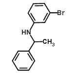 CAS#: 914296-67-6， 3-Bromo-N-(1-phenylethyl)aniline