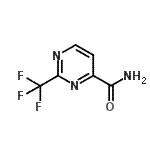 结构式 CAS# 914348-10-0, 2-(三氟甲基)-4-嘧啶甲酰胺