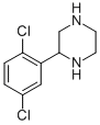 structure of CAS# 914348-91-7, 2-(2,5-Dichlorophenyl)-Piperazine;2-(2,5-DICHLOROPHENYL)PIPERAZINE