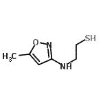 CAS#: 91438-41-4， 2-[(5-Methyl-1,2-oxazol-3-yl)amino]ethanethiol