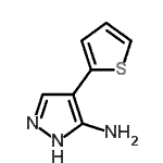 CAS#: 91447-40-4， 4-(2-Thienyl)-1H-pyrazol-5-amine