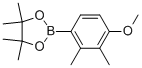 structure of CAS# 915402-04-9, 4,4,5,5-Tetramethyl-2-(2,3-Dimethyl-4-Methoxyphenyl)-[1,3,2]Dioxaborolane;4-Methoxy-2,3-Dimethylphenylboronic Acid Pinacol Ester