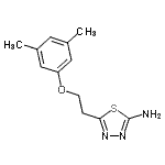 CAS#: 915920-78-4， 5-[2-(3,5-Dimethylphenoxy)ethyl]-1,3,4-thiadiazol-2-amine