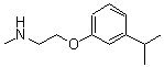 CAS#: 915920-90-0， 2-(3-Isopropylphenoxy)-N-methylethanamine
