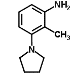 CAS#: 915921-42-5， 2-Methyl-3-(1-pyrrolidinyl)aniline