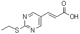 CAS#: 915921-69-6， (2E)-3-[2-(Ethylsulfanyl)-5-pyrimidinyl]acrylic acid