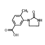 CAS#: 915922-14-4， 4-Methyl-3-(2-oxo-1-imidazolidinyl)benzoic acid