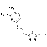 CAS#: 915922-59-7， 5-[2-(3,4-Dimethylphenoxy)ethyl]-1,3,4-thiadiazol-2-amine