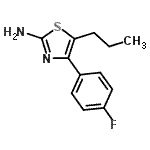 CAS#: 915923-78-3， 4-(4-Fluorophenyl)-5-propyl-1,3-thiazol-2-amine