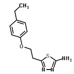 CAS#: 915924-25-3， 5-[2-(4-Ethylphenoxy)ethyl]-1,3,4-thiadiazol-2-amine