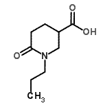 CAS#: 915924-93-5， 6-Oxo-1-propyl-3-piperidinecarboxylic acid