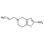 CAS#: 91617-64-0， 5-Allyl-4,5,6,7-tetrahydrothieno[3,2-c]pyridin-2-amine