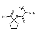 CAS#: 91633-91-9， 1-(Alanylamino)cyclopentanecarboxylic acid