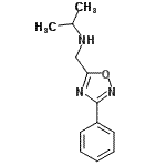 CAS#: 91643-11-7， N-[(3-Phenyl-1,2,4-oxadiazol-5-yl)methyl]-2-propanamine