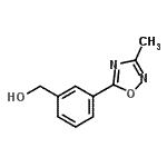 CAS#: 91673-13-1， [3-(3-Methyl-1,2,4-oxadiazol-5-yl)phenyl]methanol
