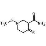 CAS#: 91774-06-0， 1-(Methylsulfanyl)-4-thioxo-3-piperidinecarboxamide