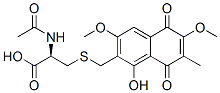 CAS#: 91776-48-6， N-Acetyl-S-[(5,8-Dihydro-1-Hydroxy-3,6-Dimethoxy-7-Methyl-5,8-Dioxonaphthalen-2-Yl)Methyl]-L-Cysteine