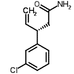 CAS#: 918149-69-6， (3S)-3-(3-Chlorophenyl)-4-pentenamide
