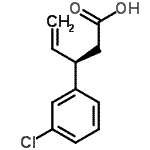 CAS#: 918149-77-6， (3R)-3-(3-Chlorophenyl)-4-pentenoic acid