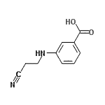 CAS#: 91818-31-4， 3-[(2-Cyanoethyl)amino]benzoic acid