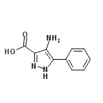 CAS#: 91857-71-5， 4-Amino-5-phenyl-1H-pyrazole-3-carboxylic acid