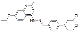 CAS#: 91919-70-9， N-[[4-[Bis(2-Chloroethyl)Amino]Phenyl]Methylideneamino]-7-Ethoxy-2-Methyl-Quinolin-4-Amine