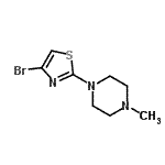 CAS#: 919352-66-2， 1-(4-Bromo-1,3-thiazol-2-yl)-4-methylpiperazine