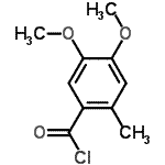 CAS#: 91940-89-5， 4,5-dimethoxy-2-methyl-benzoyl chloride