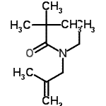 CAS#: 919866-02-7， N-ethyl-2,2-dimethyl-N-(2-methylprop-2-enyl)propanamide