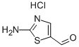 structure of CAS# 920313-27-5, 2-Amino-5-Thiazolecarboxaldehyde Hydrochloride (1:1);2-Amino-Thiazole-5-Carbaldehyde Hydrochloride;2-Amino-5-Formylthiazole Hydrochloride;2-AMINO-5-FORMYLTHIAZOLE HCL