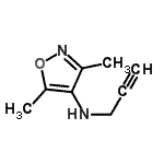 CAS#: 92088-04-5， 3,5-Dimethyl-N-(2-propyn-1-yl)-1,2-oxazol-4-amine