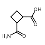 CAS#: 92116-88-6， 2-Carbamoylcyclobutanecarboxylic acid